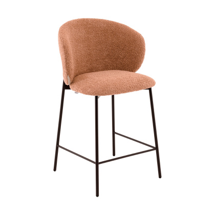 Стул полубарный «Борц, букле» с мягким сиденьем (окрашенный каркас) - интернет-магазин КленМаркет.ру