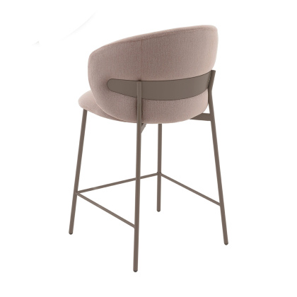 Стул полубарный «Борц» с мягким сиденьем (окрашенный каркас) - интернет-магазин КленМаркет.ру