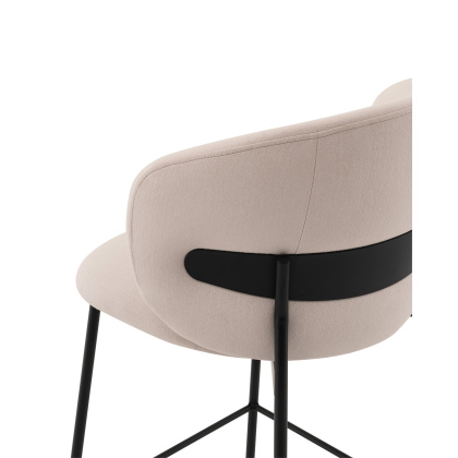 Стул полубарный «Борц» с мягким сиденьем (окрашенный каркас) - интернет-магазин КленМаркет.ру