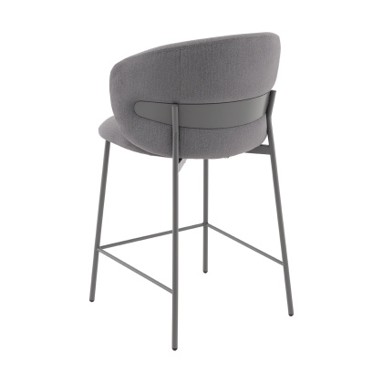 Стул полубарный «Борц» с мягким сиденьем (окрашенный каркас) - интернет-магазин КленМаркет.ру