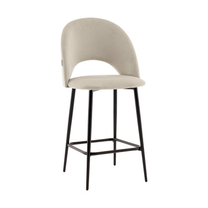 Стул полубарный «Мелани» с мягким сиденьем (стальной каркас) - интернет-магазин КленМаркет.ру