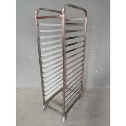 ТЕЛЕЖКА-ШПИЛЬКА под противни Luxstahl ТШГ-15  нерж. - интернет-магазин КленМаркет.ру