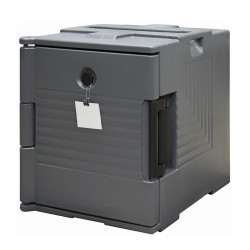 Термоконтейнер TRIBECA фронтальный серый 86л 680х477х620 - интернет-магазин КленМаркет.ру