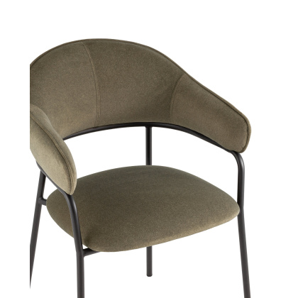 Стул-кресло «Лейла» с мягким сиденьем (окрашенный каркас) - интернет-магазин КленМаркет.ру