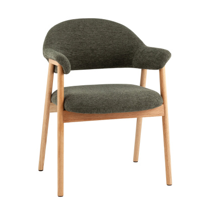 Стул-кресло «Тита» с мягким сиденьем  (деревянный каркас) - интернет-магазин КленМаркет.ру