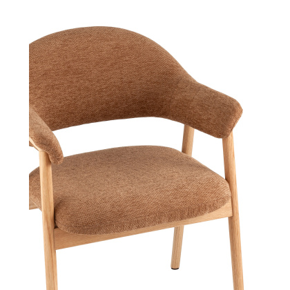 Стул-кресло «Тита» с мягким сиденьем  (деревянный каркас) - интернет-магазин КленМаркет.ру