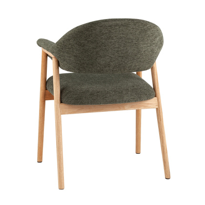 Стул-кресло «Тита» с мягким сиденьем  (деревянный каркас) - интернет-магазин КленМаркет.ру