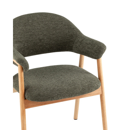 Стул-кресло «Тита» с мягким сиденьем  (деревянный каркас) - интернет-магазин КленМаркет.ру