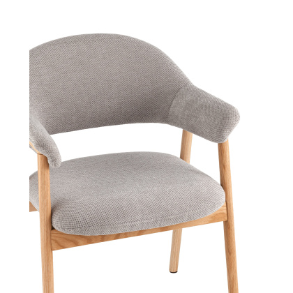 Стул-кресло «Тита» с мягким сиденьем  (деревянный каркас) - интернет-магазин КленМаркет.ру