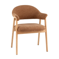 Стул-кресло «Тита» с мягким сиденьем  (деревянный каркас)