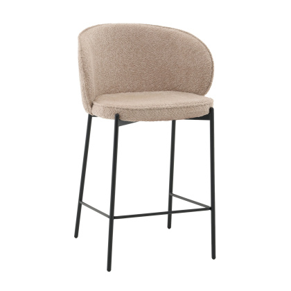 Стул полубарный «Тимер, букле» с мягким сиденьем (окрашенный каркас) - интернет-магазин КленМаркет.ру