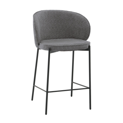 Стул полубарный «Тимер, букле» с мягким сиденьем (окрашенный каркас) - интернет-магазин КленМаркет.ру