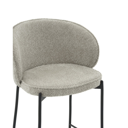 Стул полубарный «Тимер, букле» с мягким сиденьем (окрашенный каркас) - интернет-магазин КленМаркет.ру