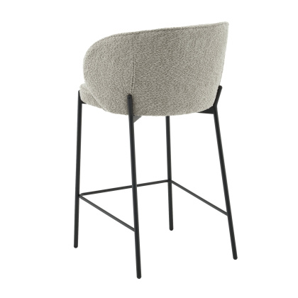 Стул полубарный «Тимер, букле» с мягким сиденьем (окрашенный каркас) - интернет-магазин КленМаркет.ру