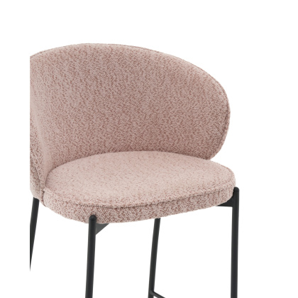 Стул полубарный «Тимер, букле» с мягким сиденьем (окрашенный каркас) - интернет-магазин КленМаркет.ру