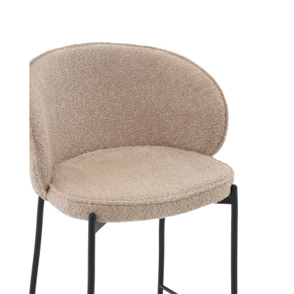 Стул полубарный «Тимер, букле» с мягким сиденьем (окрашенный каркас) - интернет-магазин КленМаркет.ру