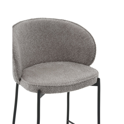 Стул полубарный «Тимер, букле» с мягким сиденьем (окрашенный каркас) - интернет-магазин КленМаркет.ру