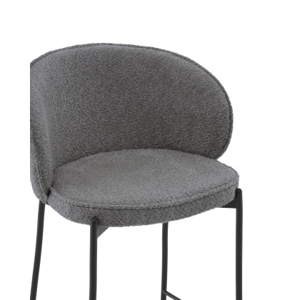 Стул полубарный «Тимер, букле» с мягким сиденьем (окрашенный каркас) - интернет-магазин КленМаркет.ру