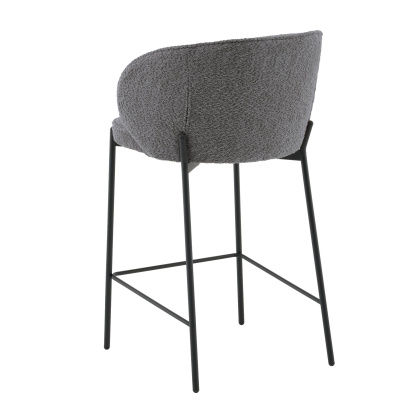 Стул полубарный «Тимер, букле» с мягким сиденьем (окрашенный каркас) - интернет-магазин КленМаркет.ру