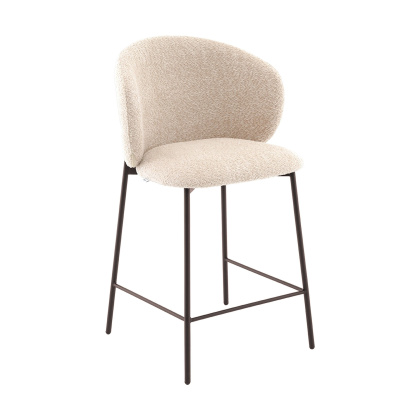 Стул полубарный «Борц, букле» с мягким сиденьем (окрашенный каркас) - интернет-магазин КленМаркет.ру