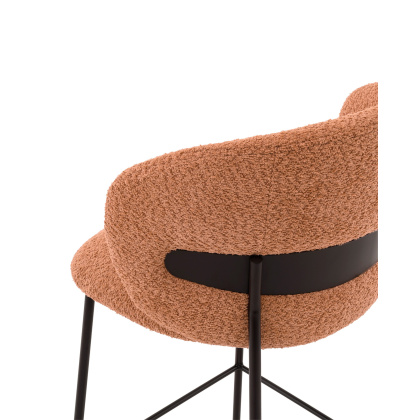 Стул полубарный «Борц, букле» с мягким сиденьем (окрашенный каркас) - интернет-магазин КленМаркет.ру