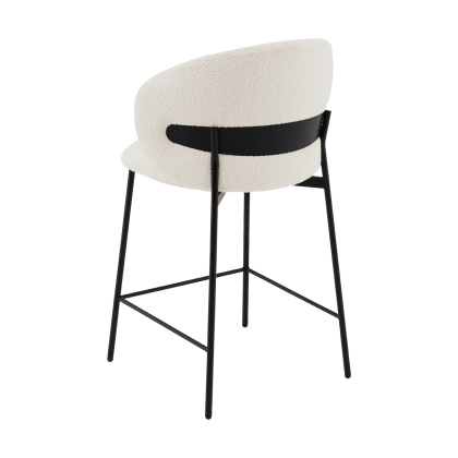 Стул полубарный «Борц, букле» с мягким сиденьем (окрашенный каркас) - интернет-магазин КленМаркет.ру