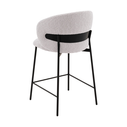 Стул полубарный «Борц, букле» с мягким сиденьем (окрашенный каркас) - интернет-магазин КленМаркет.ру