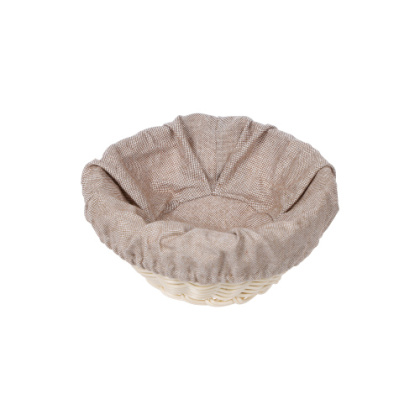 ЧЕХОЛ ДЛЯ КОРЗИНКИ РОГОЖКА ЛИНО капучино (цвет 170)  (кт1896 кт1897  круглый) - интернет-магазин КленМаркет.ру