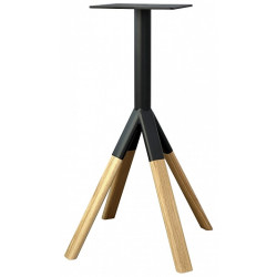 Подстолье 0885ЕМ (сталь + массив дерева) - интернет-магазин КленМаркет.ру