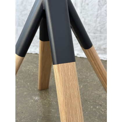 Подстолье 0885ЕМ (сталь + массив дерева) - интернет-магазин КленМаркет.ру