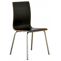 Стул «1212АМ» с жестким сиденьем (ножки нержавеющая сталь) - интернет-магазин КленМаркет.ру